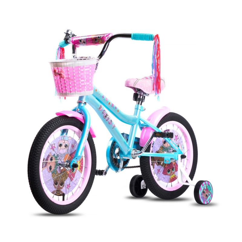 Детский велосипед Navigator Lol, колеса 16", стальная рама, стальные обода, ножной тормоз  