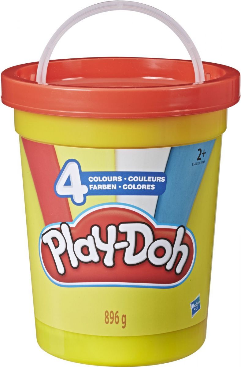 Игровой набор Play-Doh - Большая банка, 4 цвета   