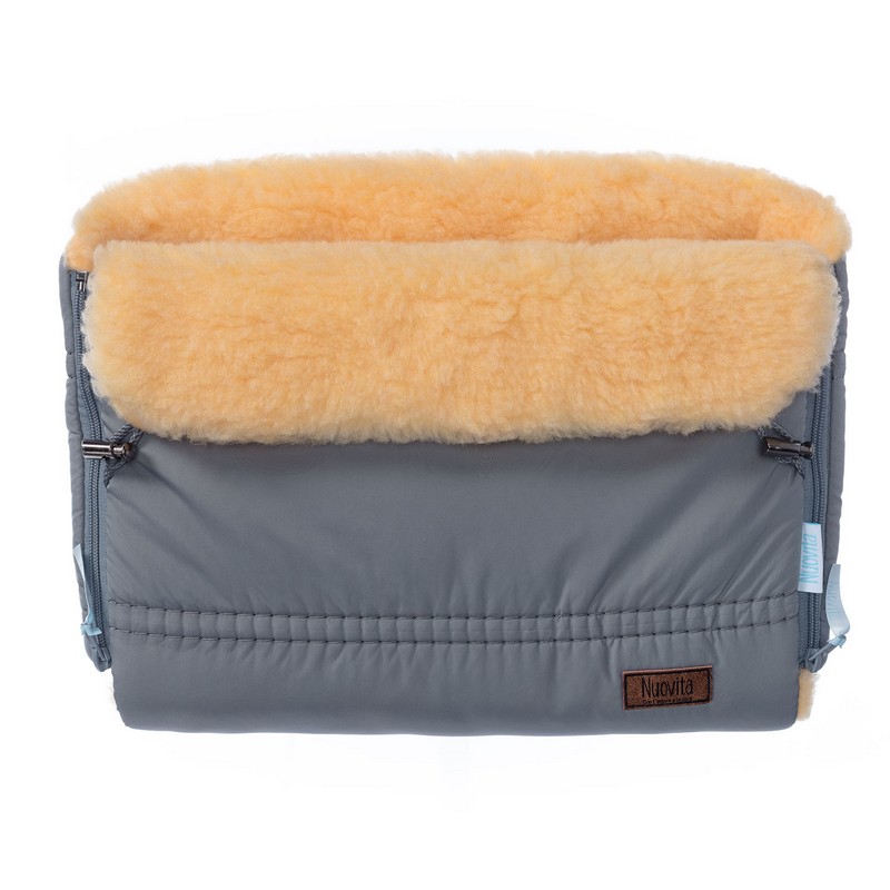 

Муфта меховая для коляски Nuovita Alpino Pesco Grigio/Серый