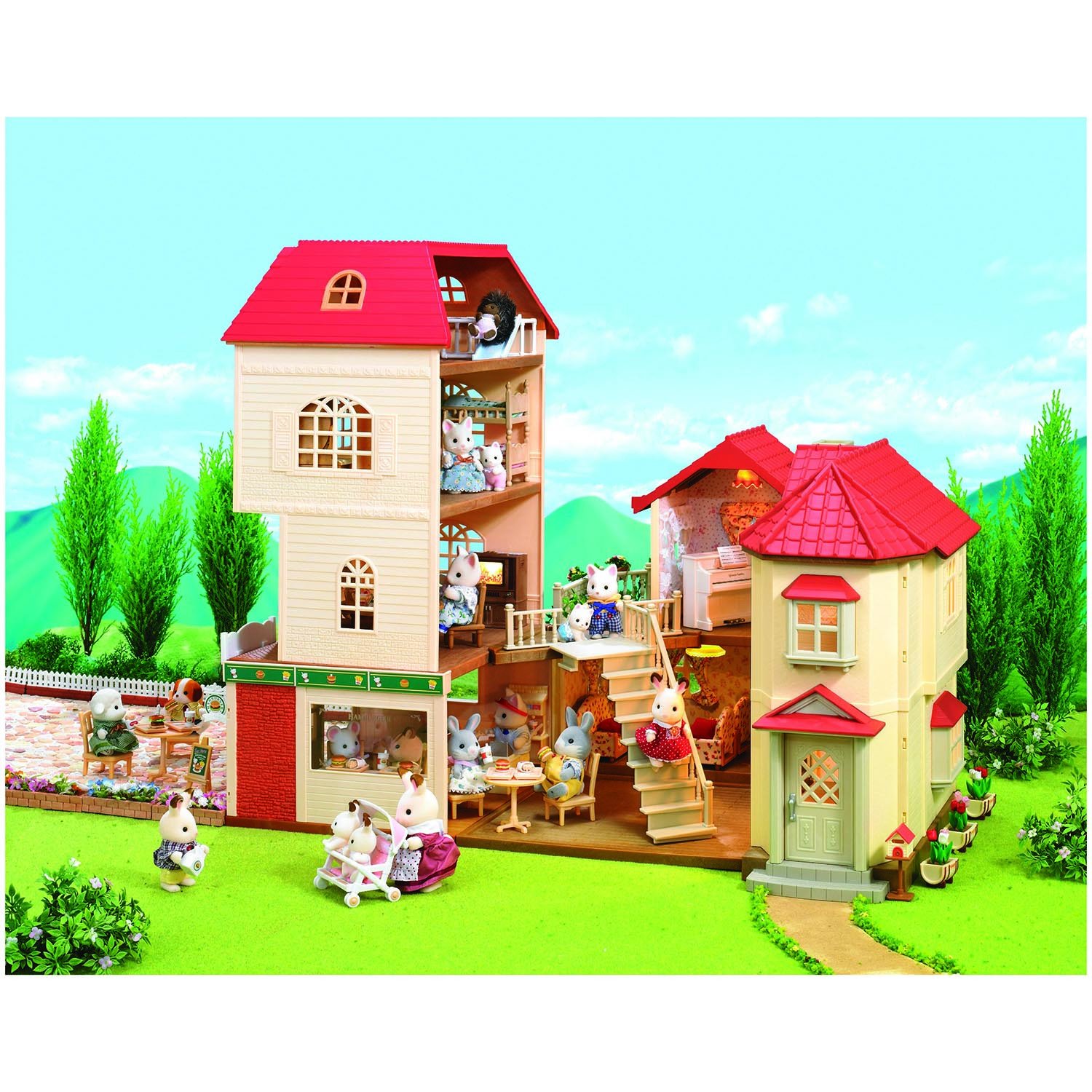 Sylvanian Families Набор Большой дом со светом  