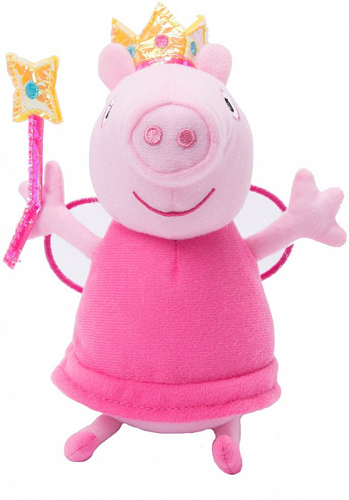 Мягкая игрушка Peppa Pig™ - Пеппа Фея с палочкой, 20 см  