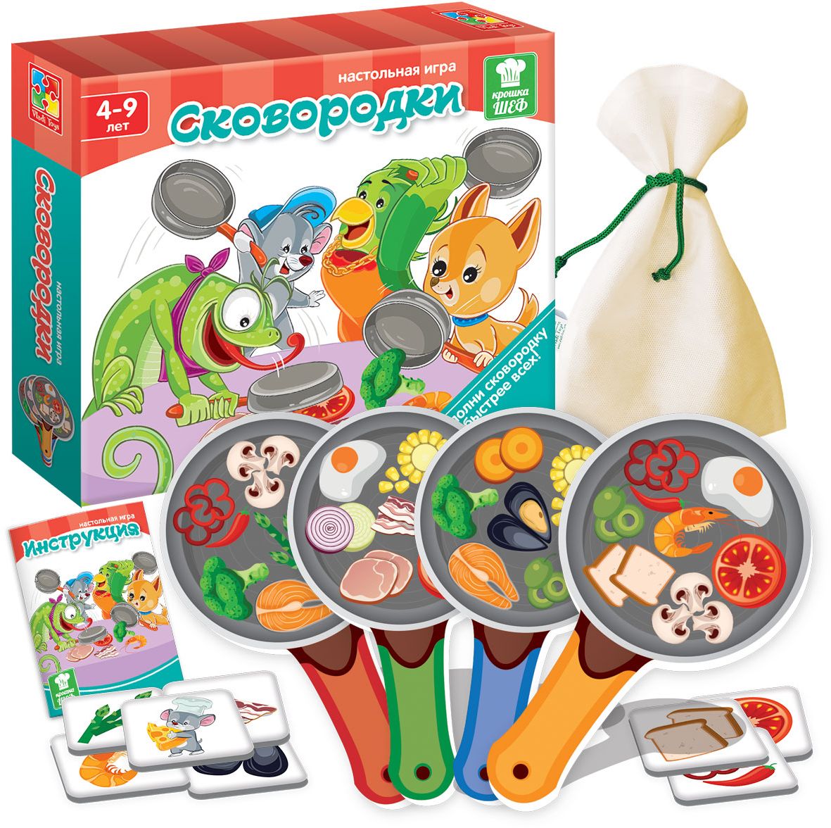 Игра на скорость - Сковородки  