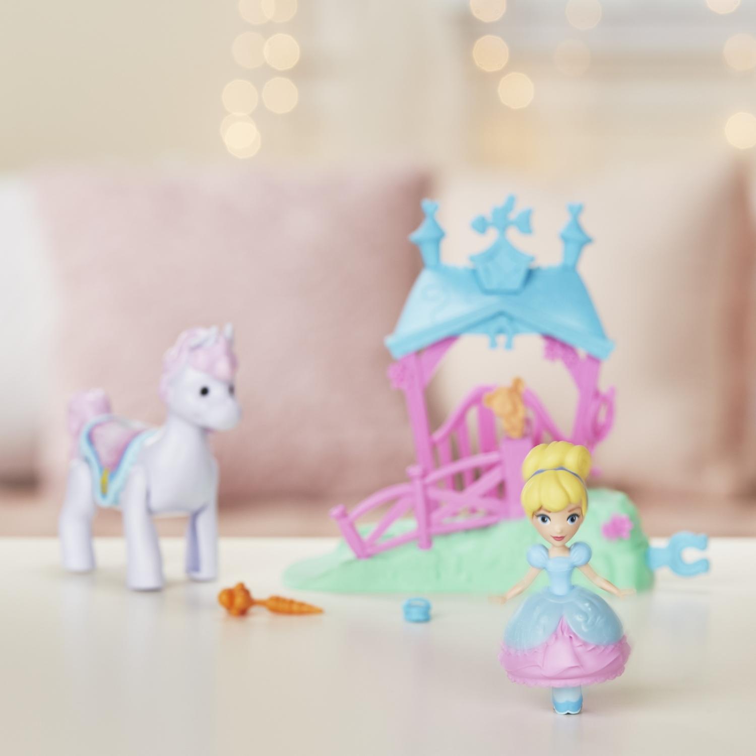 Игровой набор Disney Princess - Фигурка и транспорт, Жасмин, Золушка   
