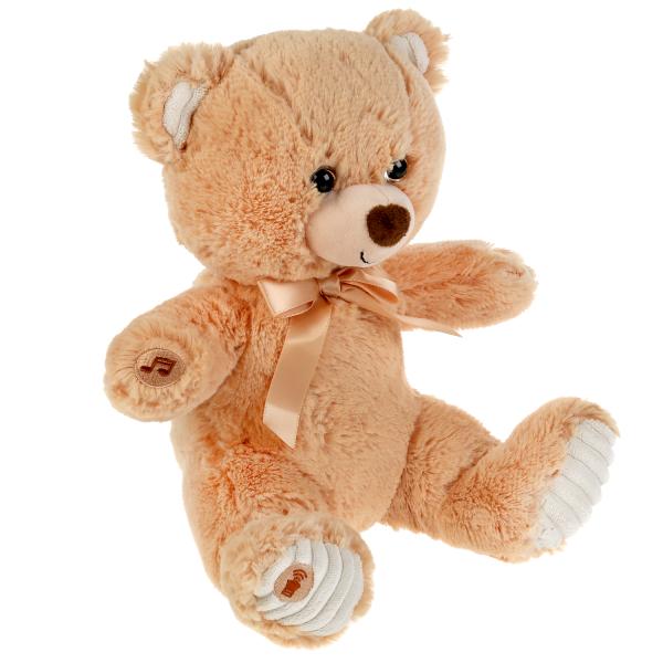 Игрушка мягкая интерактивная Мишка 10 игр 26 см  