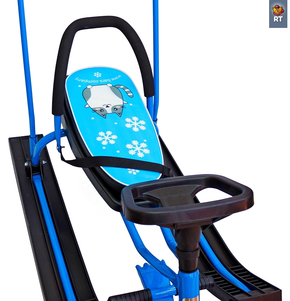 Снегокат ™Барс - 140 GO GO Winter cat с П-образным толкателем  