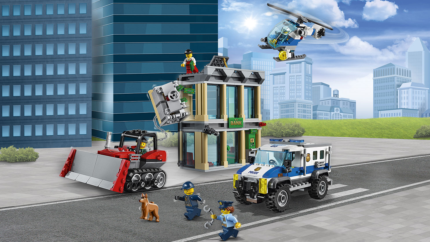 LEGO City. Ограбление на бульдозере   