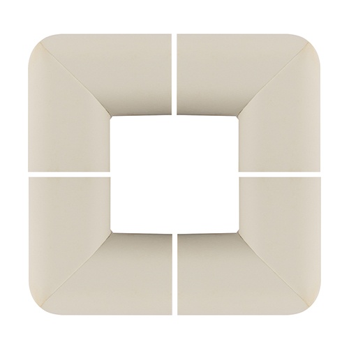 Мягкие накладки на углы, 4 штуки, каучук   