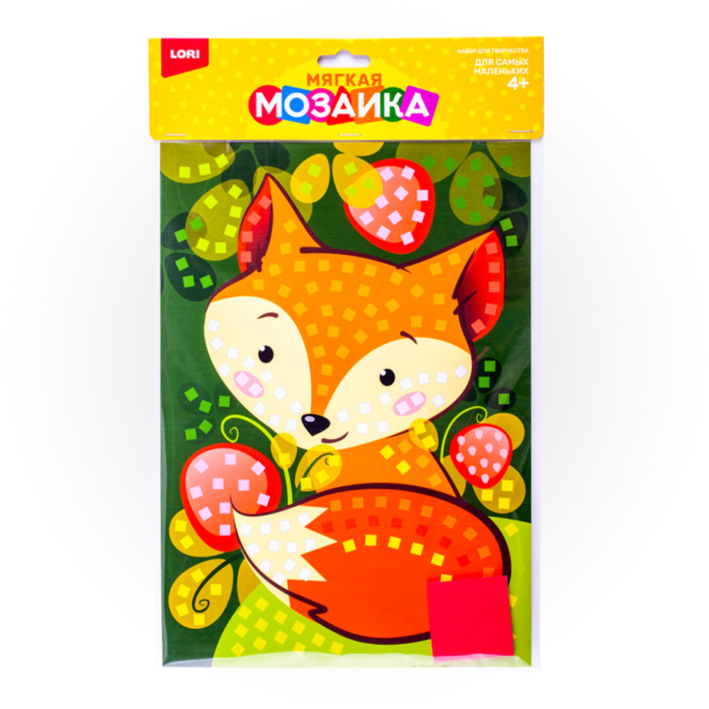 

Мозаика мягкая – Лисичка, большой набор