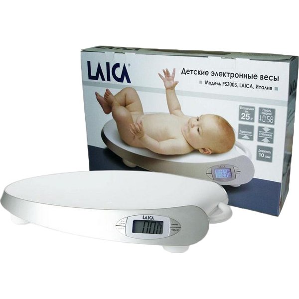 Весы Laica для взвешивания новорожденных PS3003  