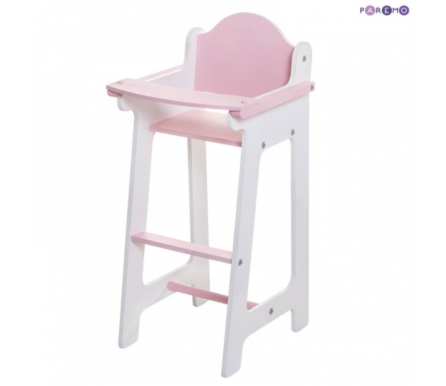 Набор кукольной мебели – Шкаф и стул, цвет розовый  
