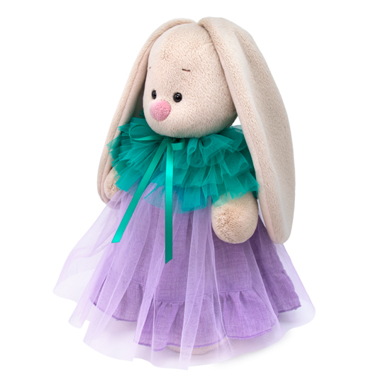Мягкая игрушка - Зайка Ми в платье с перелиной, малый, 25 см  
