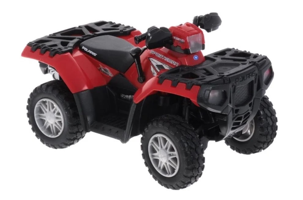 

Квадроцикл Polaris ATV John Deere, 1:16, длина 14 см.