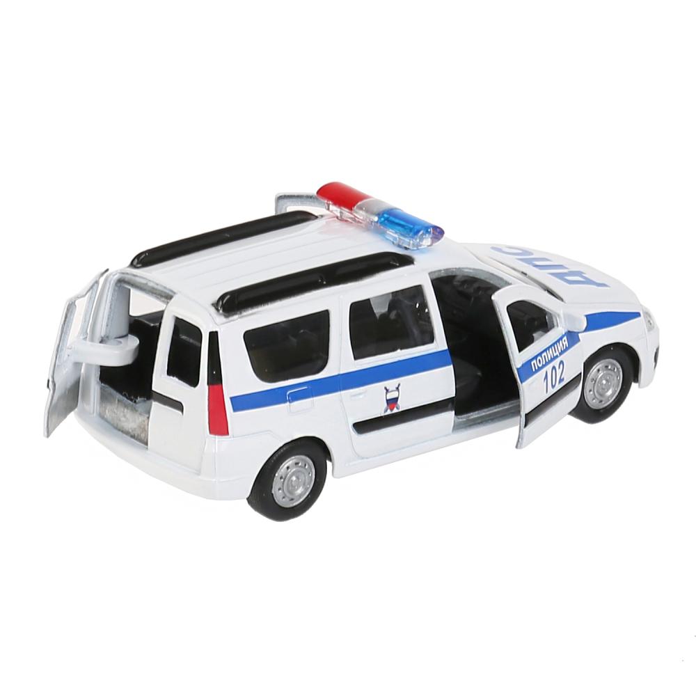 Машина - Lada Largus – Полиция, 12 см, открываются двери, багажник, инерционный механизм -WB) 