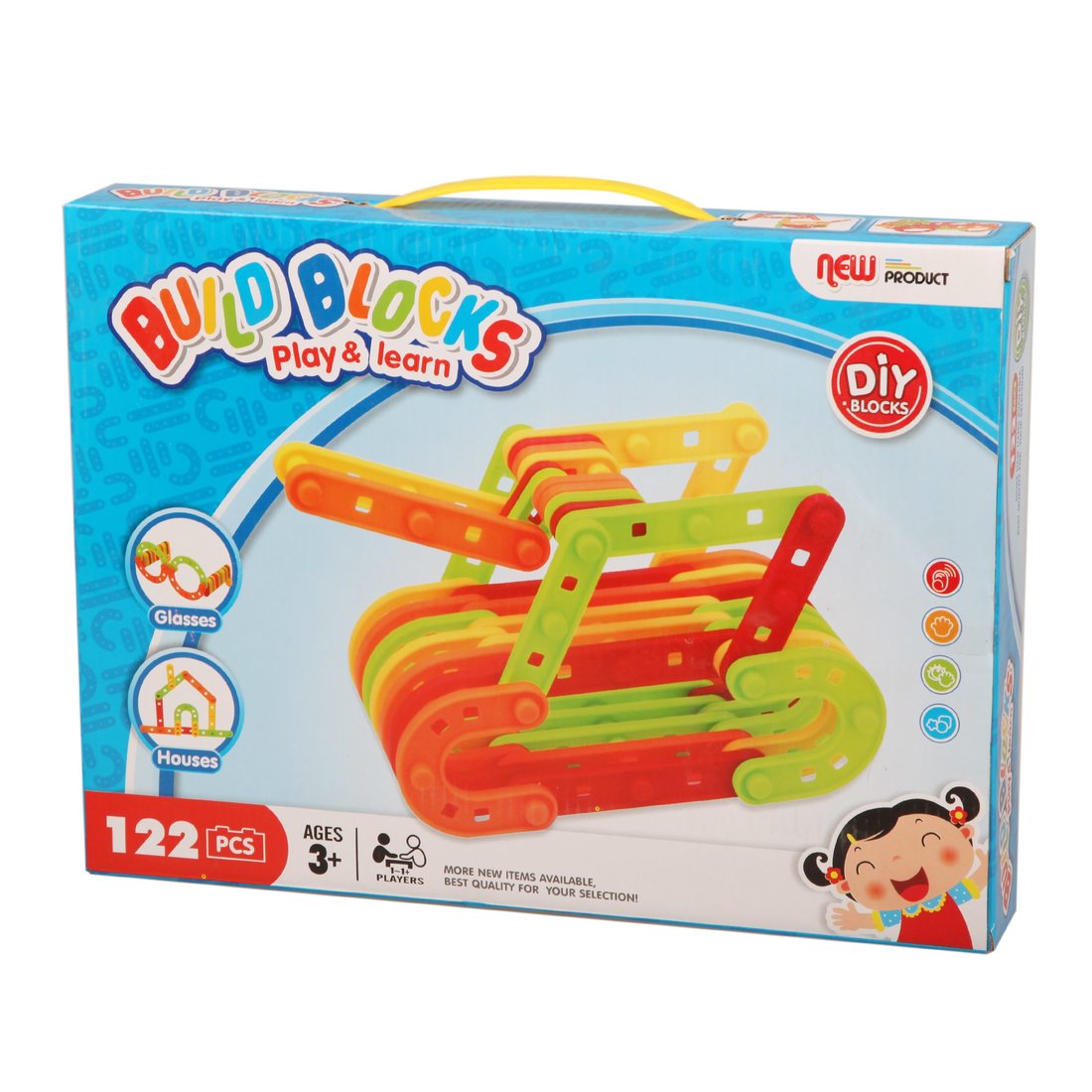 Конструктор, 122 детали  