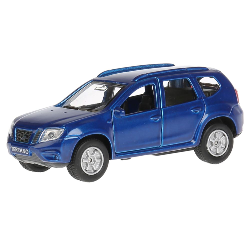 

Машина металлическая Nissan Terrano синий, 12 см., открываются двери и багажник, инерционная -WB)