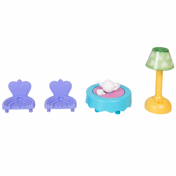 Игровой набор Peppa Pig – Пеппа и чайная церемония, 6 предметов, свет  