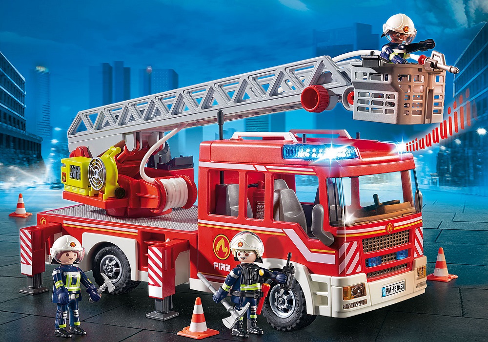 

Конструктор Playmobil. Пожарная служба - Пожарная машина с лестницей