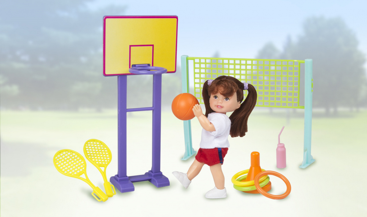 

Игровой набор из серии Paula. Летние развлечения – Кукла в стиле спорт
