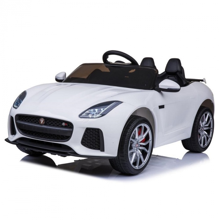 

Электромобиль Jaguar F-tyre белого цвета