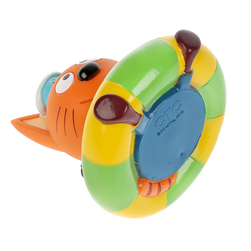Игрушка пластизоль для ванны Три Кота - Коржик на круге  