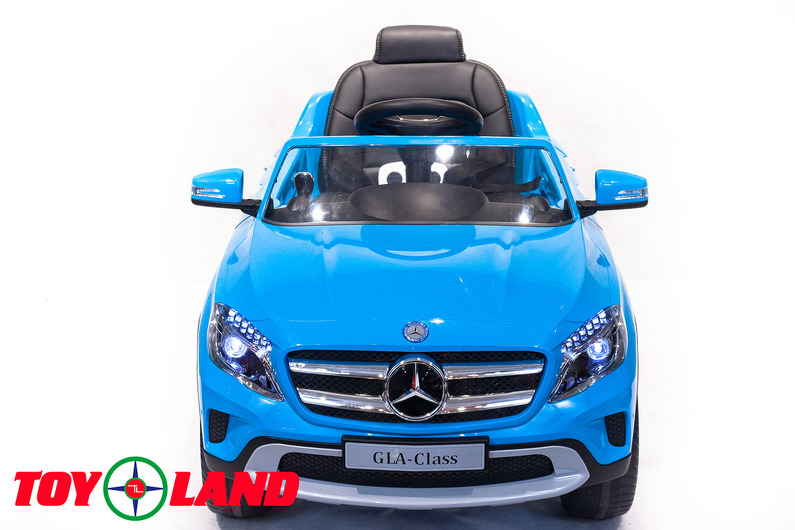 Электромобиль – Mercedes-Benz GLA R653, синий, свет и звук  