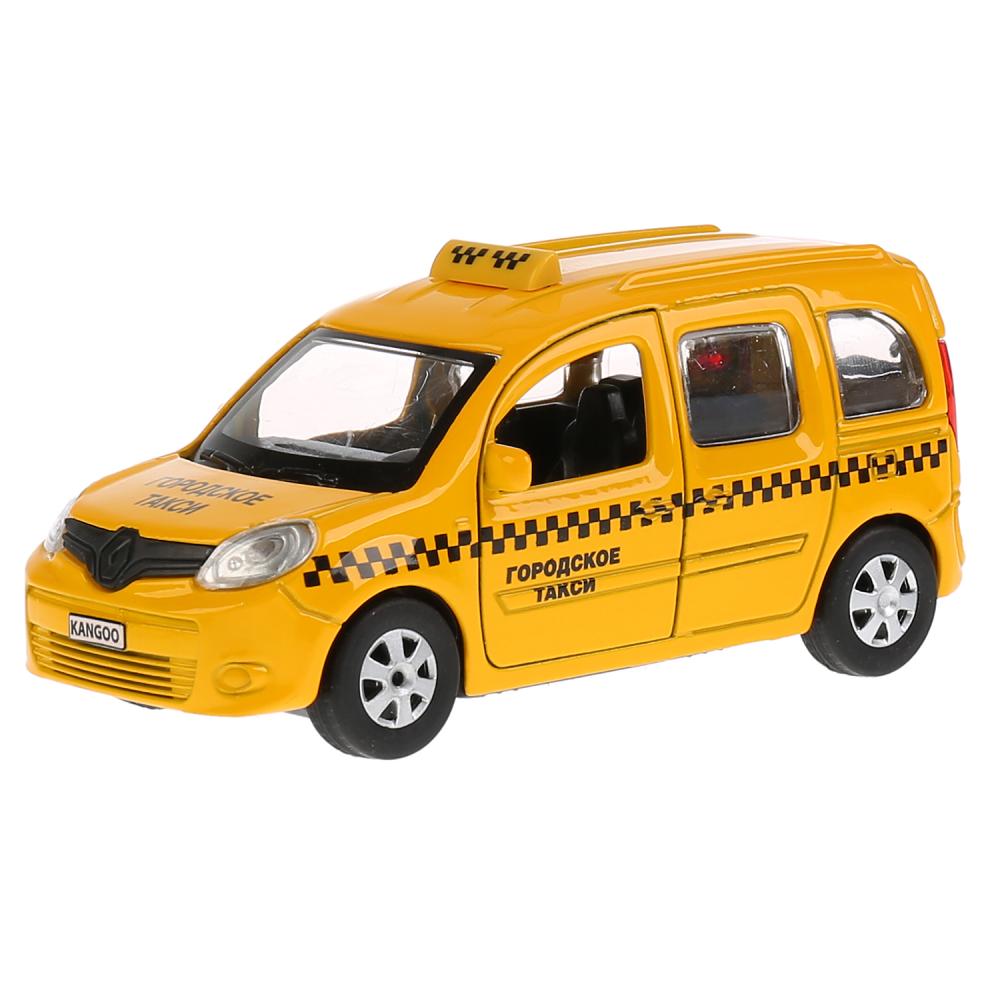 

Машина инерционная металлическая - Renault Kangoo, такси, 12 см, открываются двери