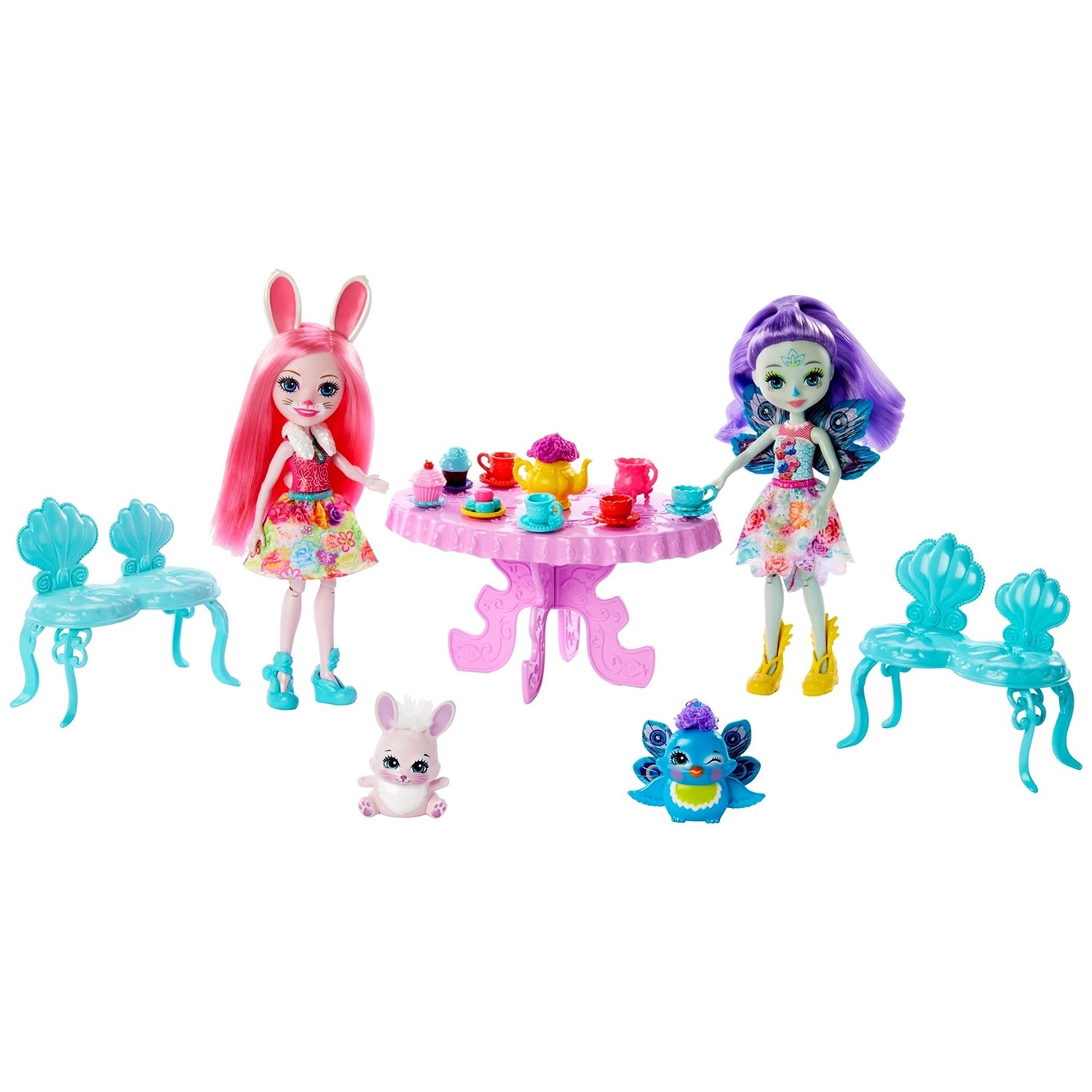 

Игровой набор Enchantimals - Чаепитие Пэттер Павлины и Бри Кроли