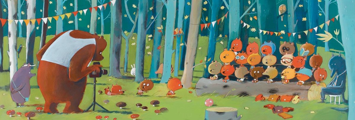 

Пазл – Лесные друзья. 100 деталей