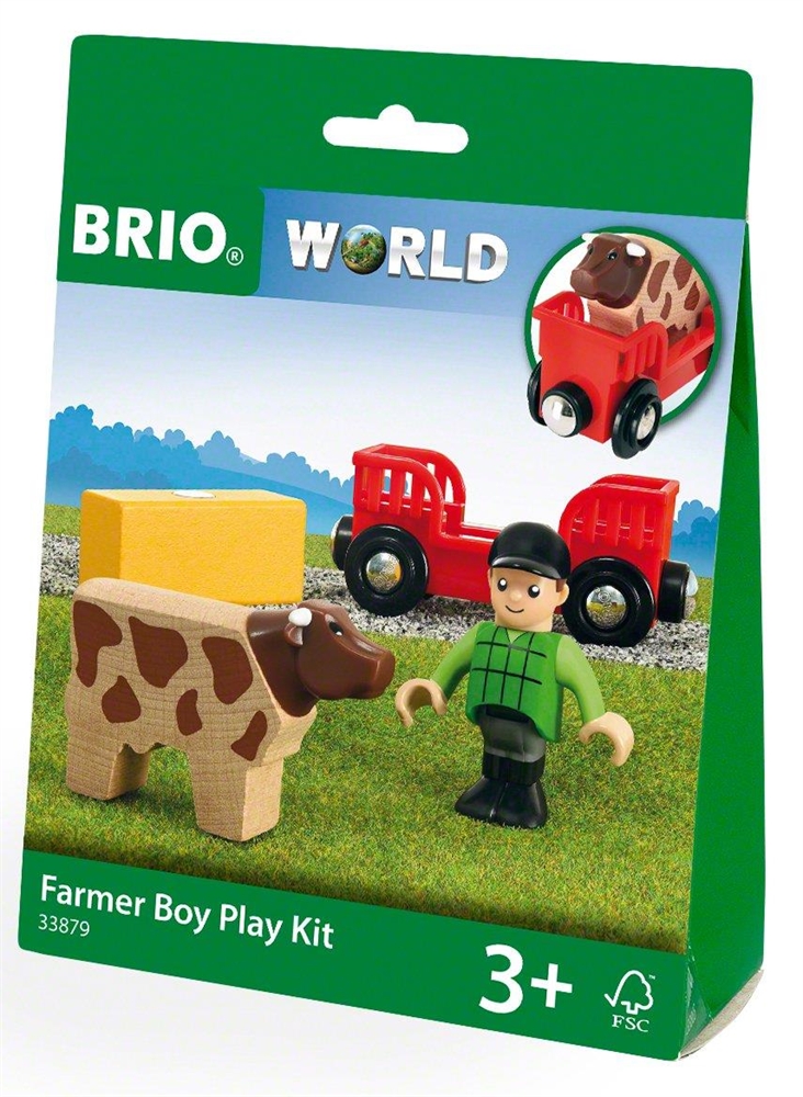 Игровой набор - Мальчик на ферме, 4 элемента  