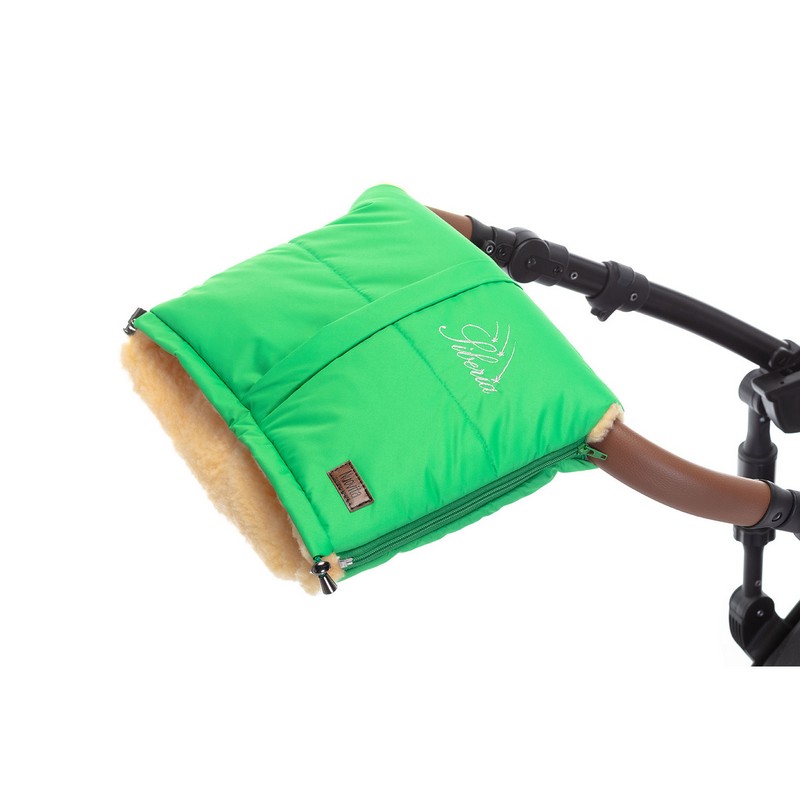 Муфта меховая для коляски Nuovita Siberia Pesco Smeraldo/Изумрудный  