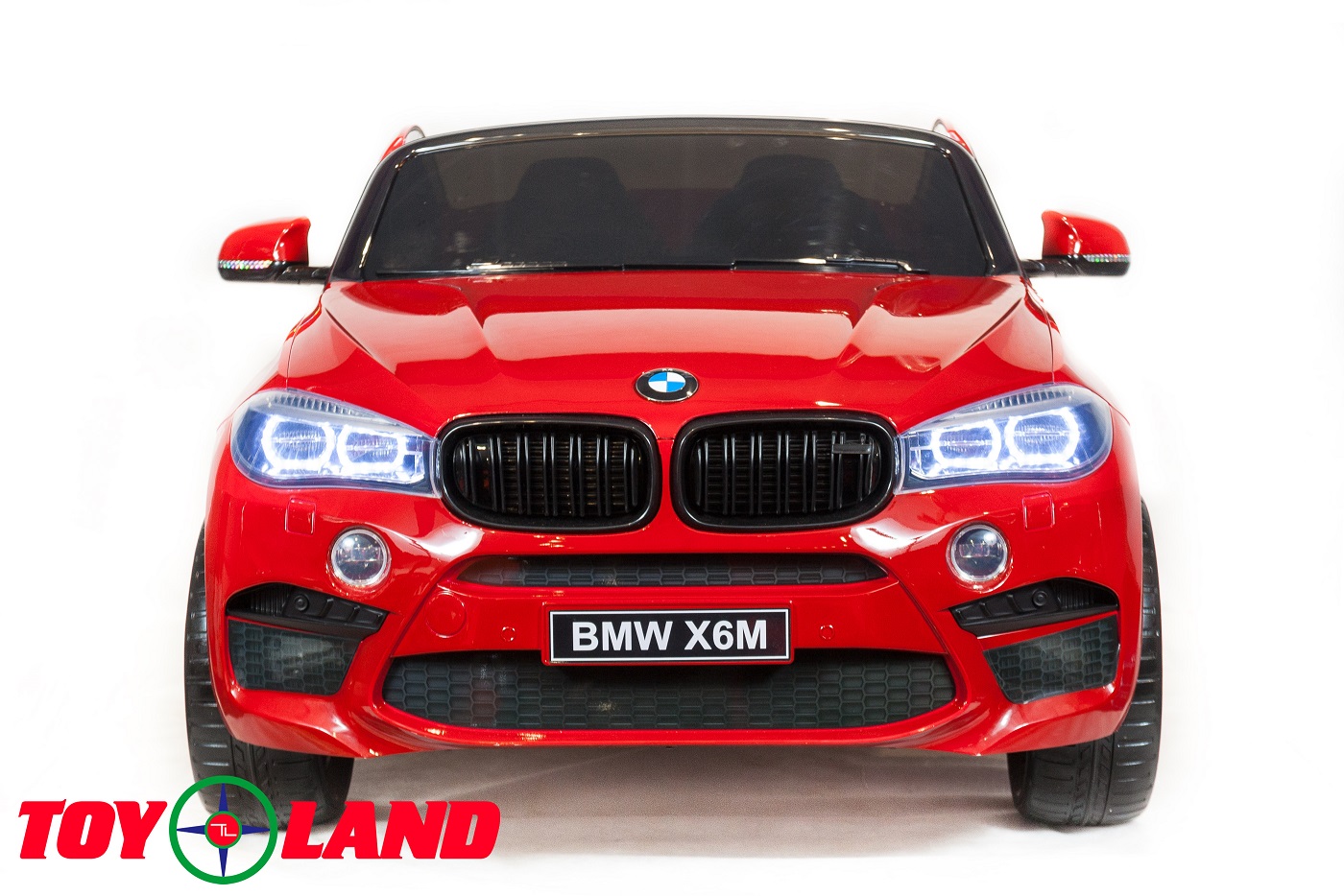 Электромобиль BMW X6, красный  