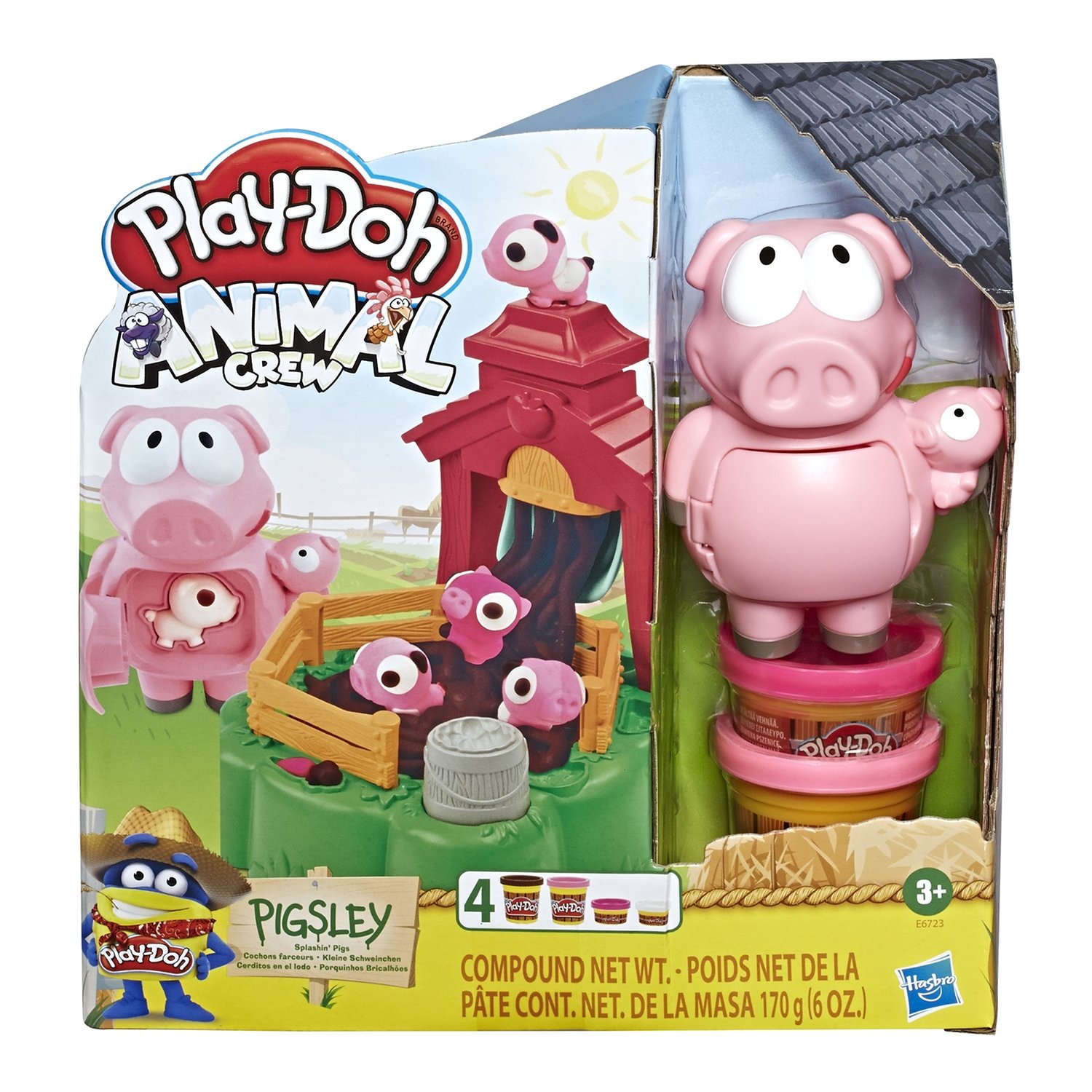 Игровой набор Play-Doh - Озорные поросята  