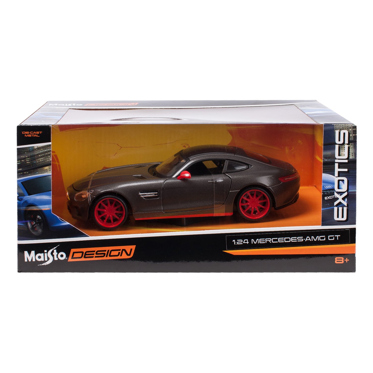 Модель машины - Mercedes AMG GT, 1:24  