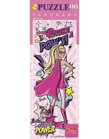 

Пазлы 90 элементов Панорама - Барби Barbie