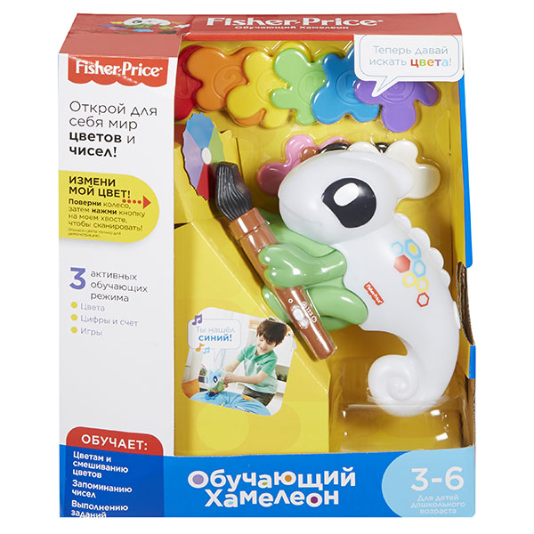 Обучающий Хамелеон, свет, звук Fisher-Price  