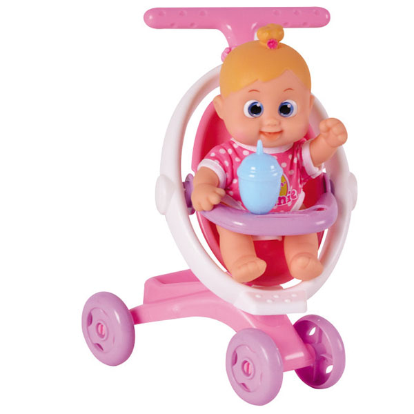 Кукла Bouncin' Babies – Бони, 16 см с коляской, дисплей  