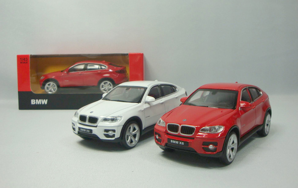 Металлическая машинка BMW X6 масштаб 1:43  