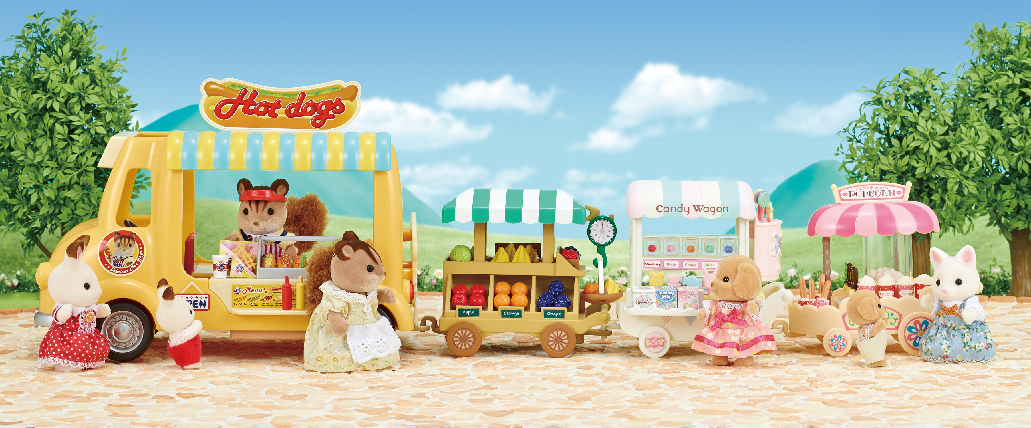 Sylvanian Families - Тележка со сладостями  