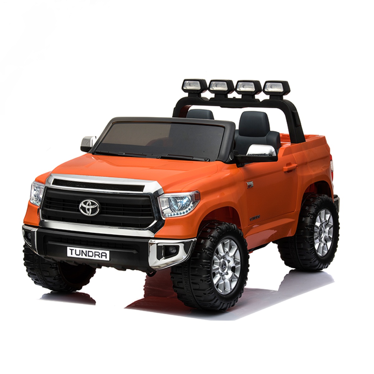 Электромобиль Toyota Tundra Mini оранжевого цвета  