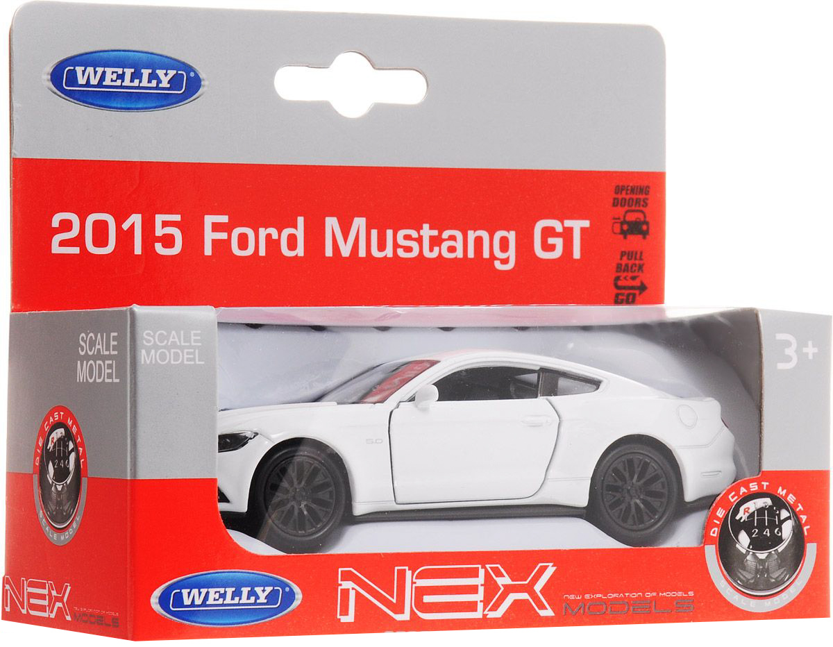Модель машины 1:34-39 Ford Mustang GT 2015  