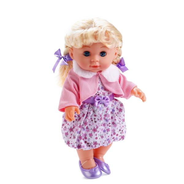 Интерактивная кукла Полина с закрывающимися глазками, 30 см, озвученная  