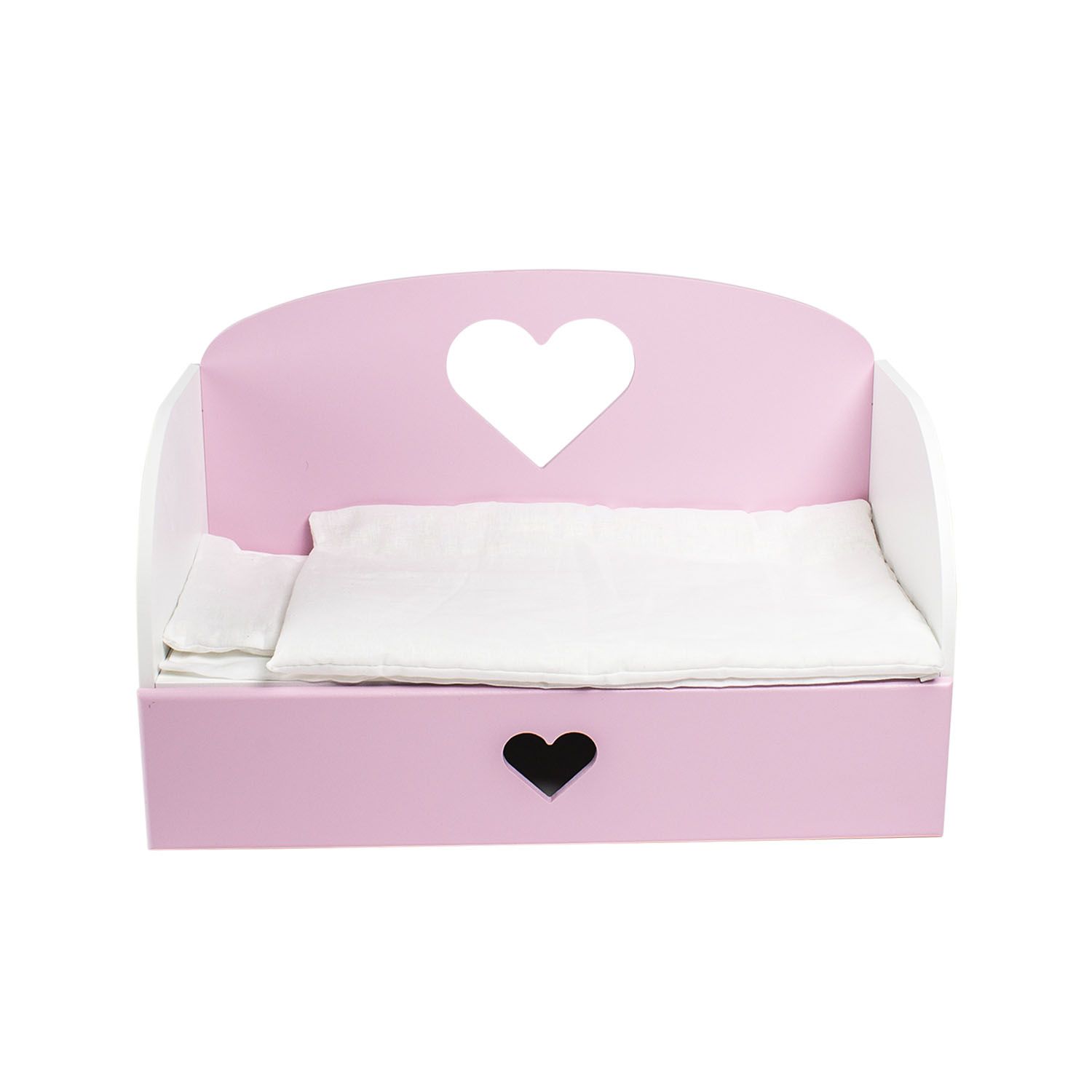 Диван-кровать – Сердце Мини, цвет розовый  