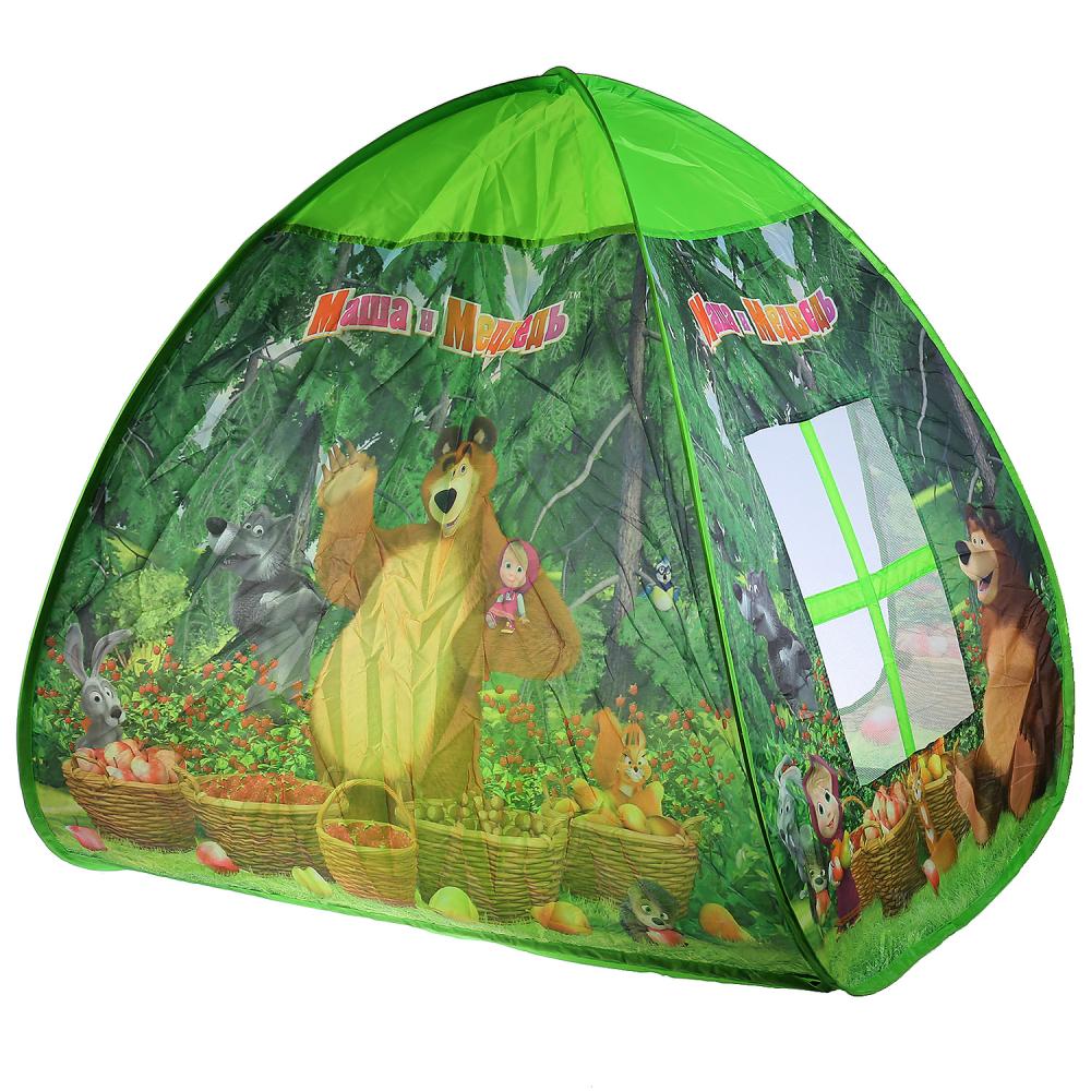 Игровая палатка с тоннелем – Маша и медведь  