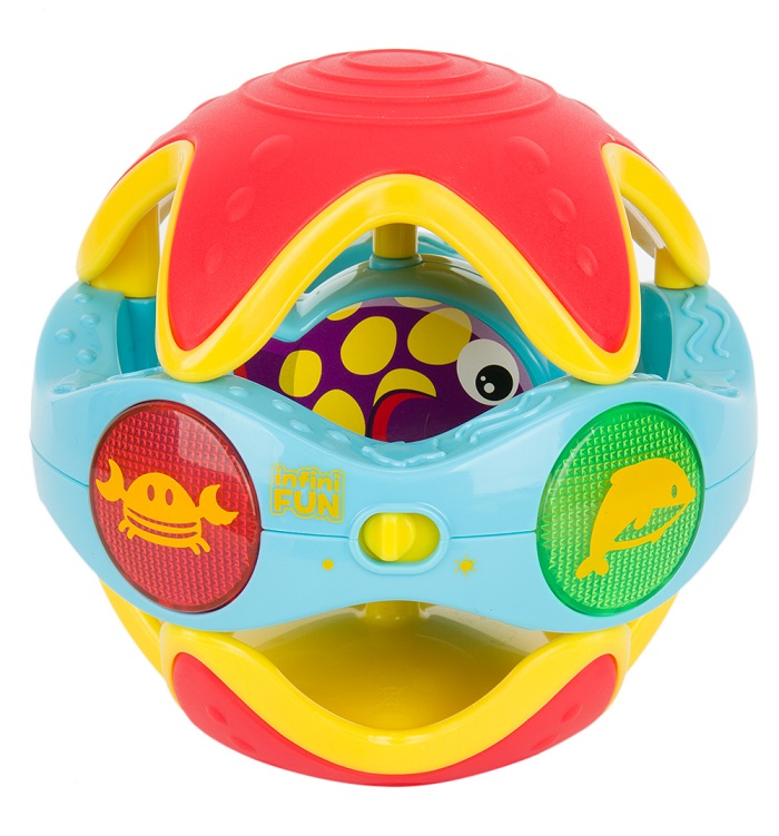 Развивающая игрушка из серии Kidz Delight - Интерактивный шар, свет и звук  