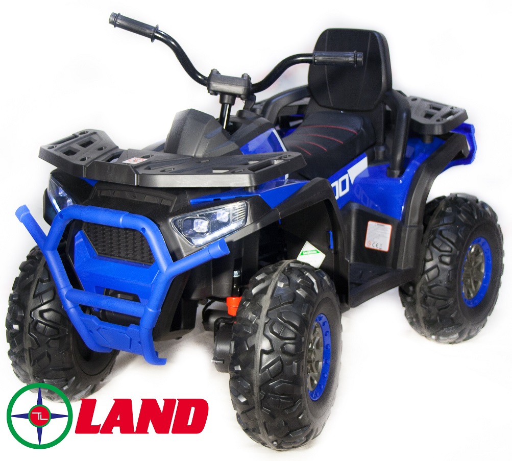 

Детский электроквадроцикл Qwatro 4х4 ToyLand XMX607 синего цвета