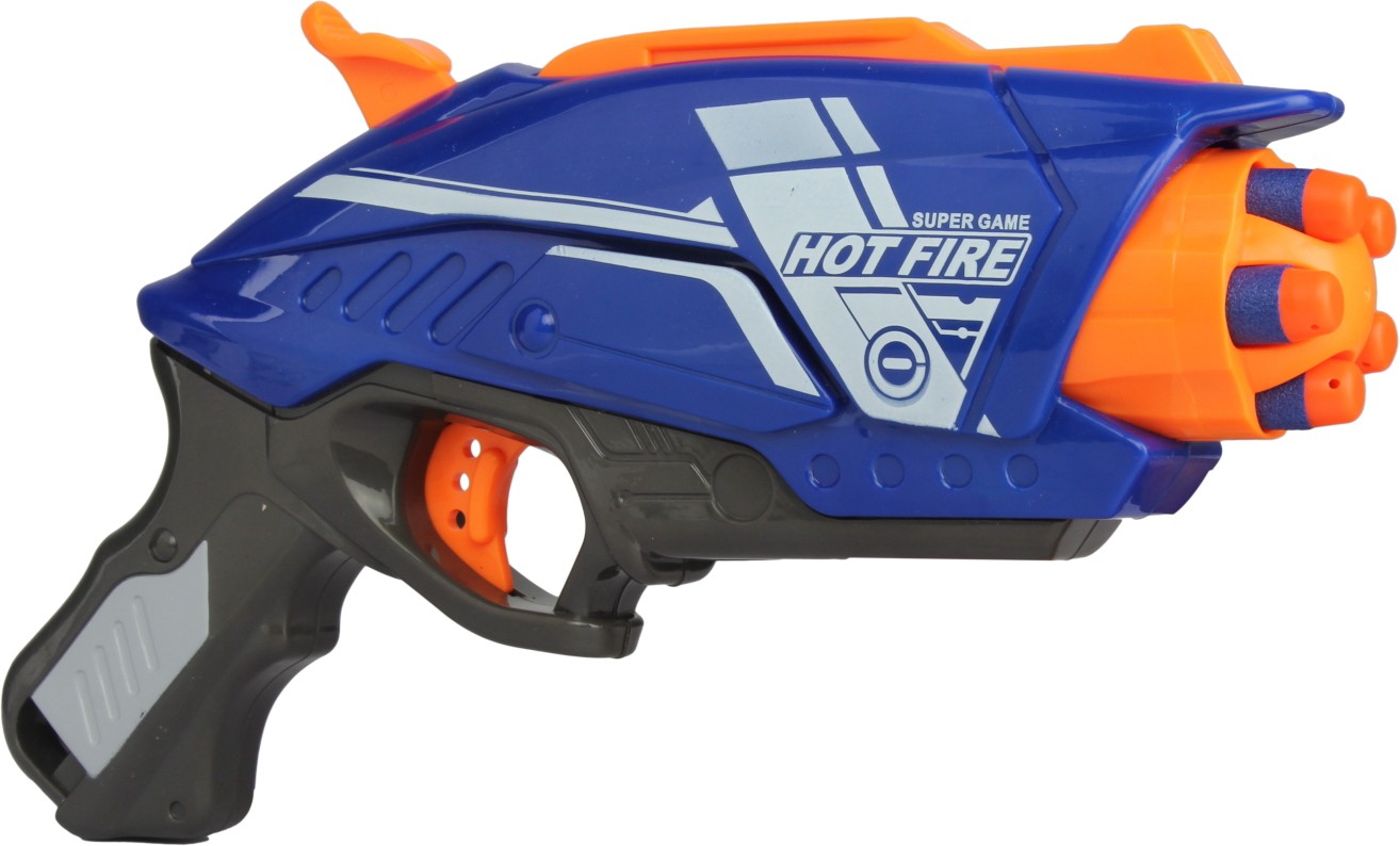 

Механический бластер Blaze Storm - Hot Fireс 20 снарядами