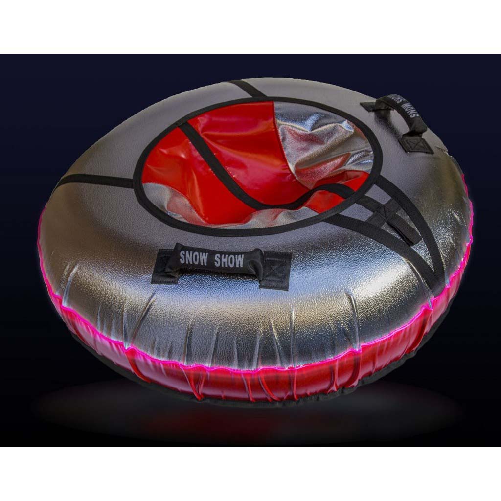 Санки надувные – Тюбинг RT Neo со светодиодами, красный, 105 см  