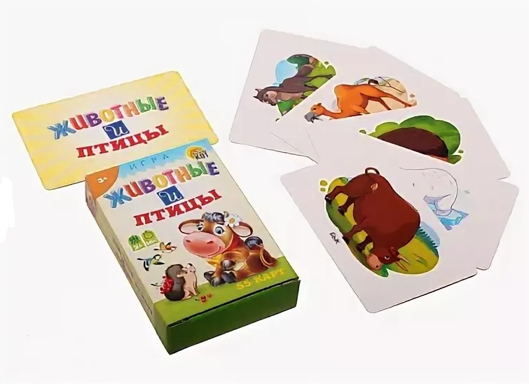 

Игра карточная обучающая - Животные и Птицы