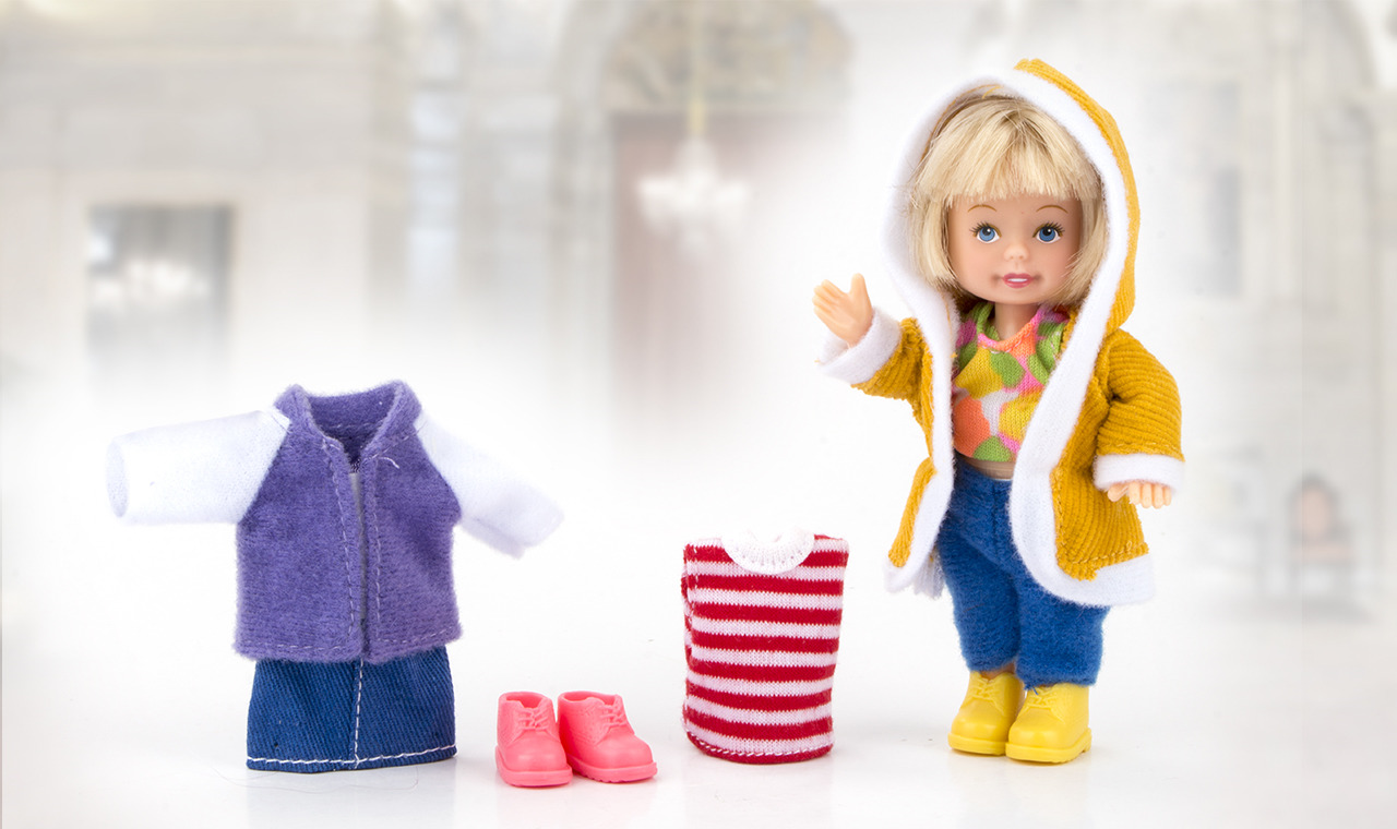 

Игровой набор - Paula. Зимний гардероб, блондинка