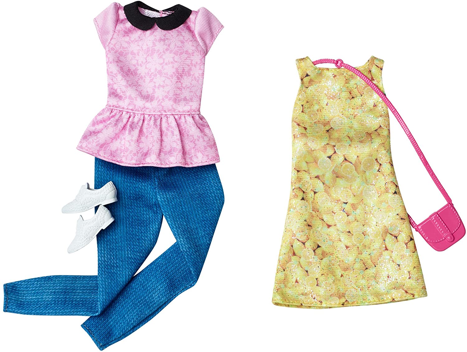 Кукла Барби с цветными волосами и набором одежды Игра с модой  